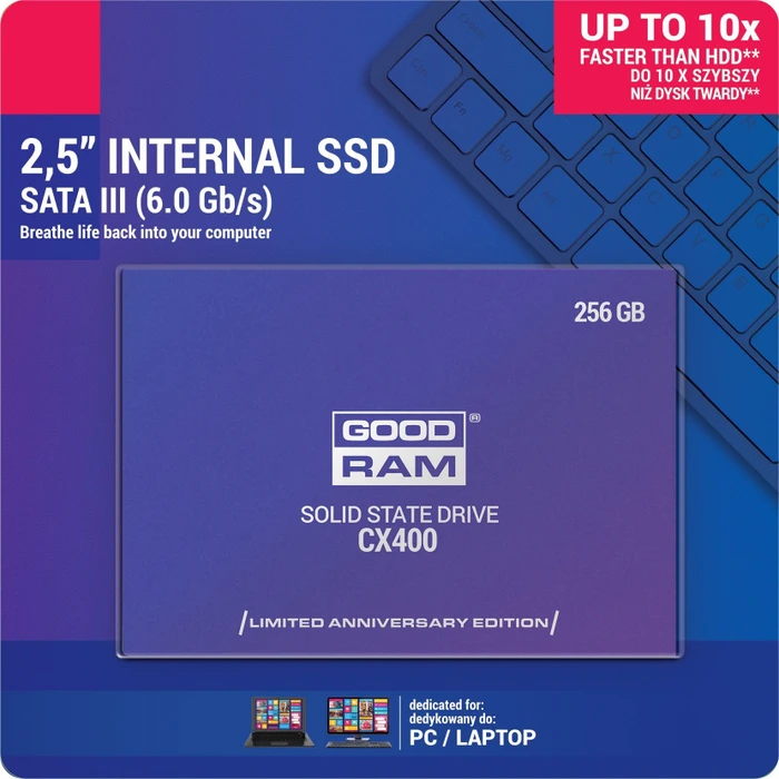 goodram CX400 - Limited Anniversary Edition 256GB, 2.5" / SATA 6Gb/s