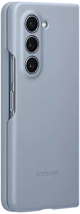 Samsung Flap Eco-Leather Case für Galaxy Z Fold 5 Icy Blue