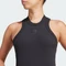 adidas Lounge Ribbed Crop Funktionsshirt ärmellos schwarz (Damen) Vorschaubild