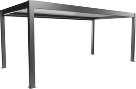 Biohort Pergola 6x3 dunkelgrau-metallic/weiß