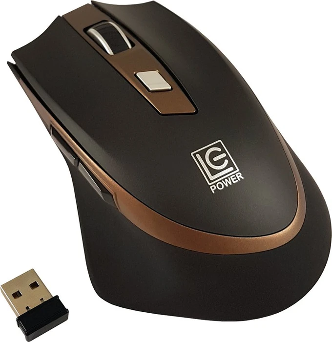 LC-Power m719BW Funkmaus schwarz/bronze, USB