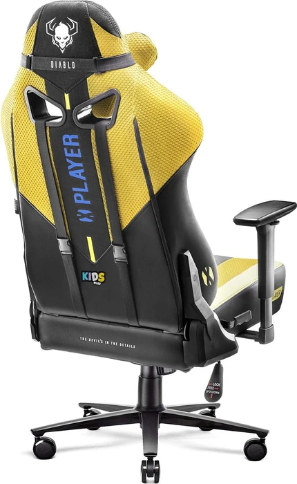 Diablo Chairs X-Player 2.0 Kids Gamingstuhl, gelb/schwarz