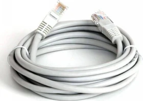 EFB Elektronik PVC CCA Patchkabel, Cat5e, U/UTP, RJ-45/RJ-45, 3m, grau