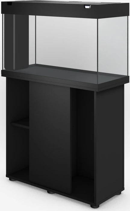 Juwel Rio 125 LED Aquarium-Set mit Unterschrank, schwarz/schwarz, 125l