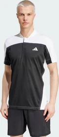 adidas Tennis Heat.RDY Pro FreeLift Henley Poloshirt kurzarm schwarz/weiß (Herren)