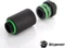 Bitspower Schnellverschluss Set G1/4" extra lang matt schwarz Vorschaubild