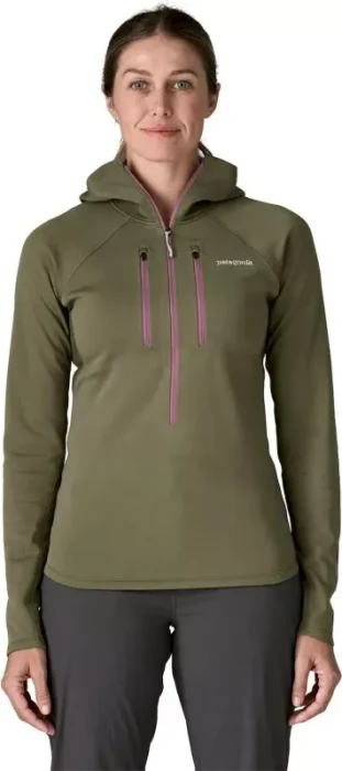 Patagonia R1 Ultralight Hoody Anorak basin green (Damen)