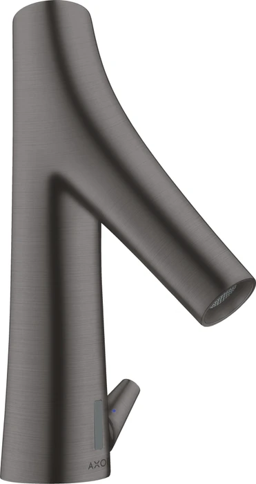 Hansgrohe Axor Starck Organic elektrische Waschbeckenarmatur mit Temperaturregulierung und Batterie brushed black chrome