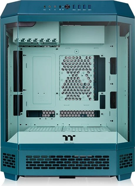 Thermaltake The Tower 600 Transformative Teal, grün, Glasfenster