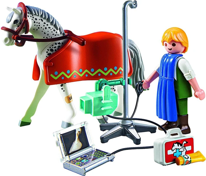 playmobil City Life Röntgentierarzt mit Appaloosa
