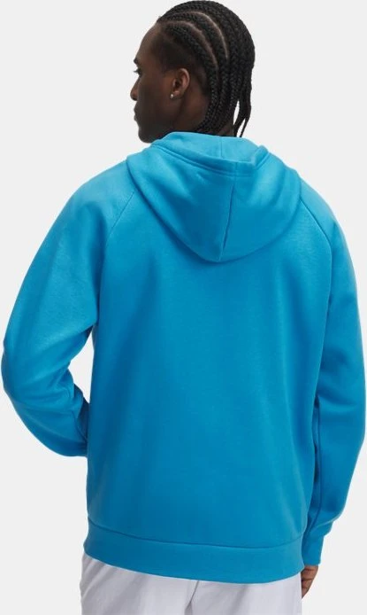 Under Armour Rival Fleece Zip Hoodie ether blue/white (Herren)