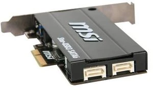 MSI Star-USB3/SATA6, 2x USB-A 3.0/2x SATA 6Gb/s, PCIe 2.0 x4