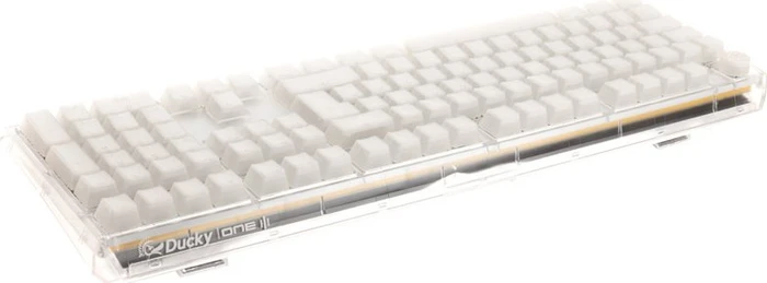 Ducky One 3, Aura White, LEDs RGB, MX SPEED RGB Silver, USB, DE