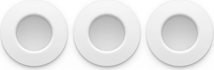 Philips Hue White and Color Ambiance Slim Einbauleuchte 90mm 3-flammig weiß