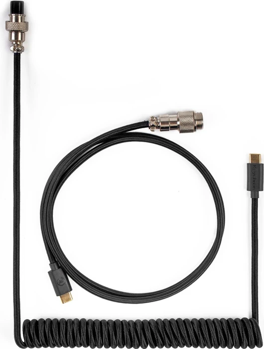 Keychron Coiled Aviator Cable, USB-C Spiralkabel mit USB-A Adapter