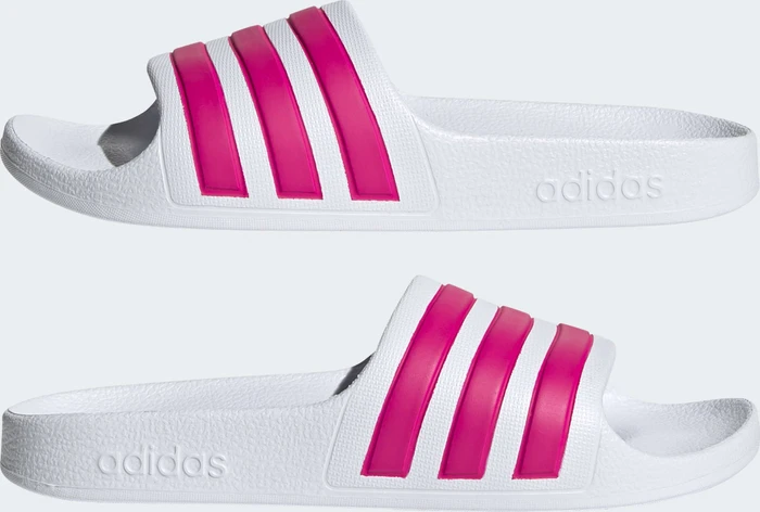 adidas Aqua Adilette cloud white/real magenta (Junior)