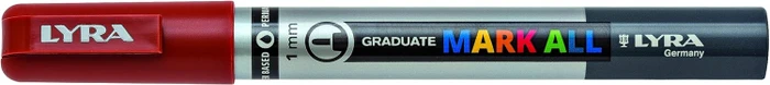 Lyra Graduate Mark All Permanentmarker 1mm sortiert, 12er-Set, Box