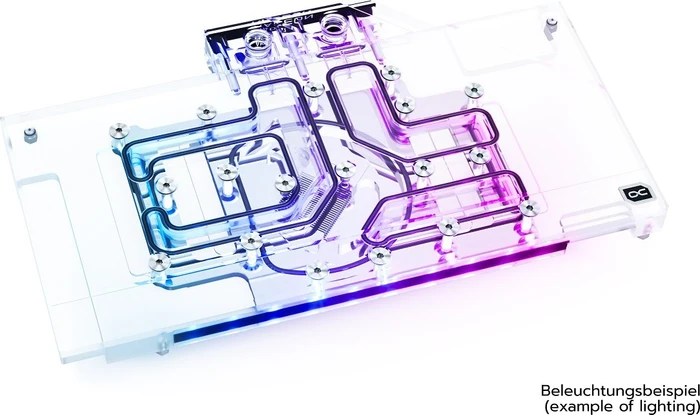 Alphacool Eisblock Aurora Acryl GPX-A AMD Radeon RX 6700XT Gaming X mit Backplate