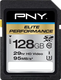 PNY Elite Performance R95 128GB, UHS-I U3, Class 10