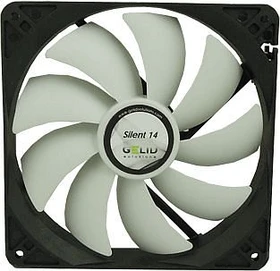 Gelid Solutions Silent 14 schwarz/weiß, 140mm