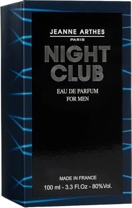 Jeanne Arthes Night Club Eau de Toilette, 100ml