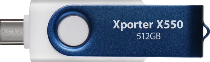 Patriot Xporter X550 512GB, USB-A + USB-C, USB 3.2 Gen 1×1