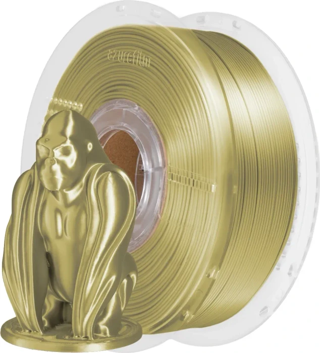 AzureFilm PLA Silk, Olive Gold, Spule, 1.75mm