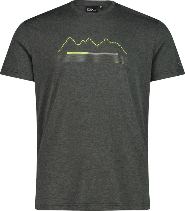 CMP Dry Release Cotton Funktionsshirt kurzarm pine mel. (Herren)