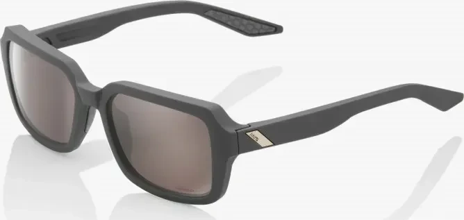 100% Rideley soft tact cool grey/hiper silver mirror lens