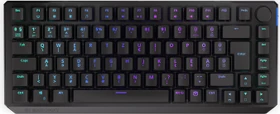 Endorfy Thock 75% Wireless, PBT, LEDs RGB, hot-swap, Black, Kailh Box BLACK, USB/Bluetooth, HU (EY5E008)