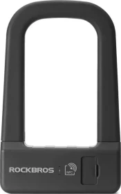Rockbros 32410607001 Bügelschloss, elektronischer Schlüssel schwarz