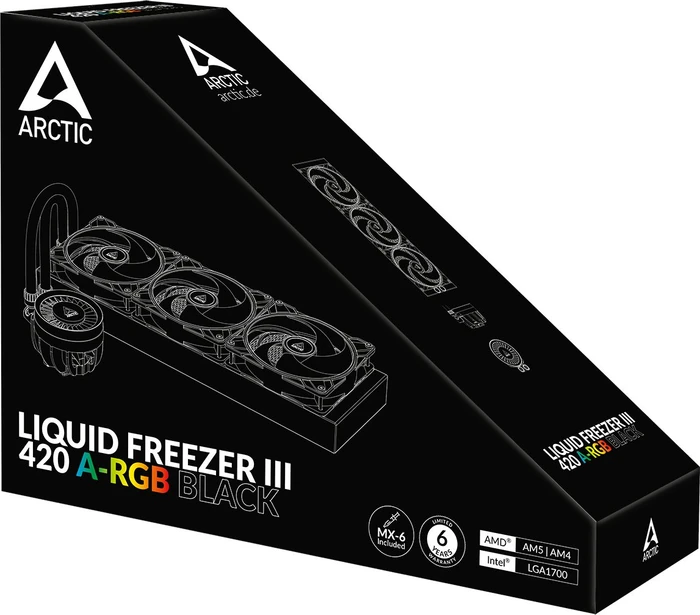 ARCTIC Liquid Freezer III 420 A-RGB, schwarz