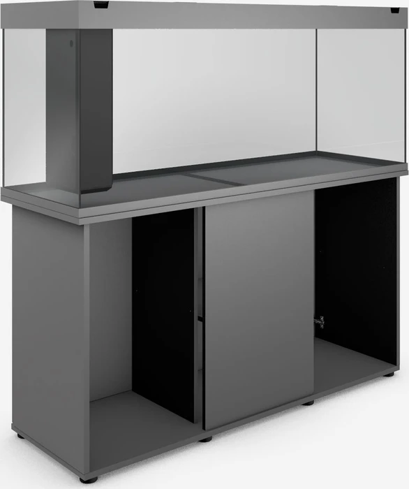 Juwel Rio 450 LED Aquarium-Set mit Unterschrank, grau/grau, 450l