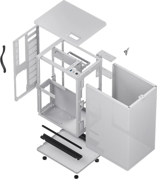 Jonsbo VR3 White, weiß, Mini-ITX