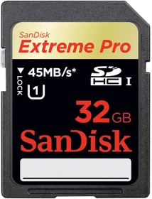 SanDisk Extreme PRO R45/W45 32GB, UHS-I, Class 10