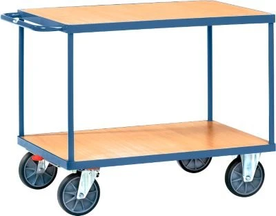 fetra Tischwagen schwer 119.7x90x60.9cm blau