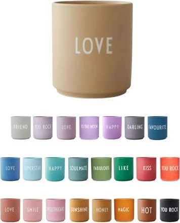 Design Letters Lieblingsbecher Kaffeebecher 250ml love beige