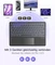 Inateck Tablet Tastatur mit Touchpad für Windows/iPad OS/Android, grau, DE Vorschaubild