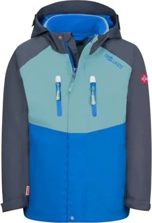 Trollkids Bryggen 3in1 Funktionsjacke dusky turquoise (Junior)