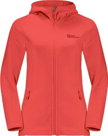 Jack Wolfskin Baiselberg Hoody FZ Jacke vibrant red (Damen)