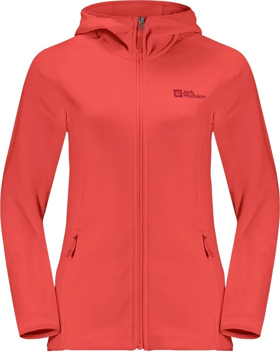 Jack Wolfskin Baiselberg Hoody FZ Jacke vibrant red (Damen)