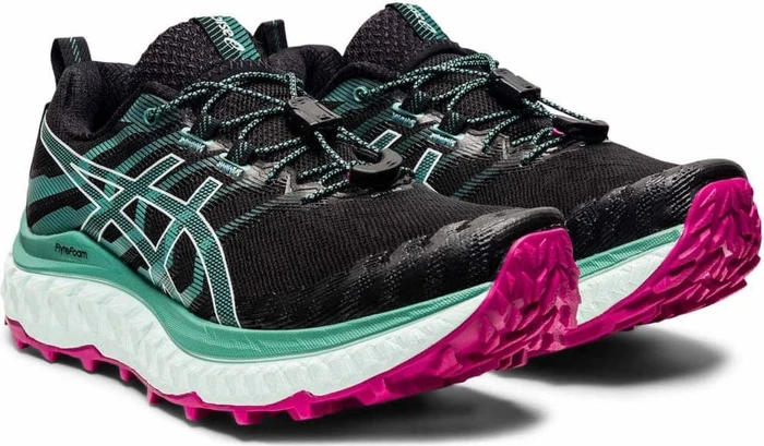 Asics Trabuco Max black/soothing sea (Damen)
