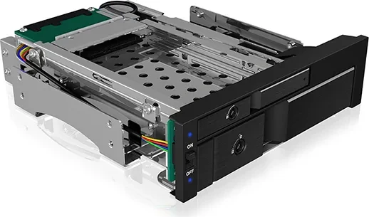 RaidSonic Icy Box IB-173SSK, 1x 5.25" Wechselrahmen auf 1x 3.5" und 1x 2.5"