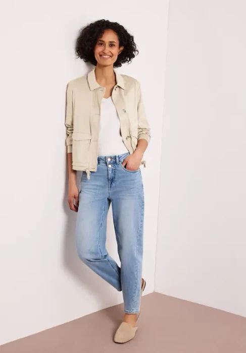 Street One Velours mit Knopfleiste Jacke clay sand (Damen)