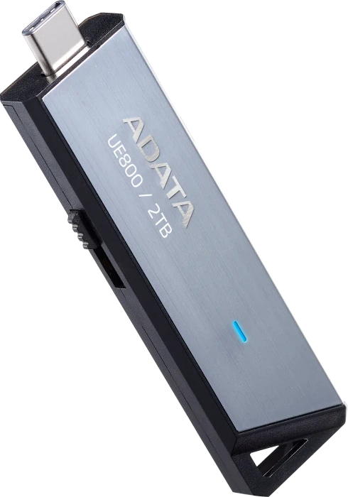 ADATA UE800 2TB silber, USB-C, USB 3.2 Gen 2×1