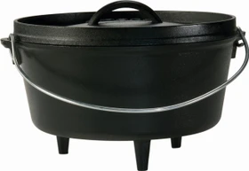 Lodge 10 Inch Gusseisen Deep Camp Dutch Oven Kochtopf