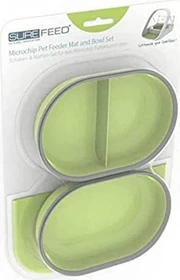 Sure Petcare SureFeed Split-Schale, Schale und Matte, Set, grün