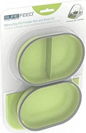 Sure Petcare SureFeed Split-Schale, Schale und Matte, Set, grün