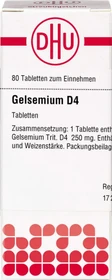 DHU Gelsemium D4 Tabletten, 80 Stück