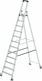 Günzburger Steigtechnik Alu Stufen-Schiebeleiter (0411..)